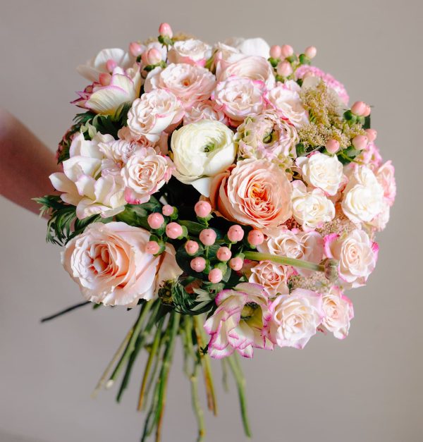 Mazzo di fiori pink lovers fioraio legnano milano flowerart matteo crugnola