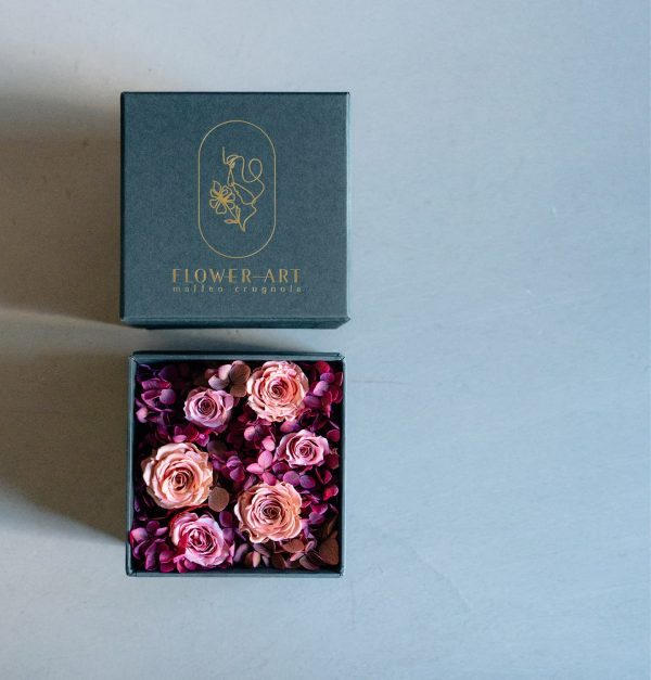 Flowerart sanvalentino shop fiori stabilizzati small mazzi composizioni fiori fiorista fioraio legnano
