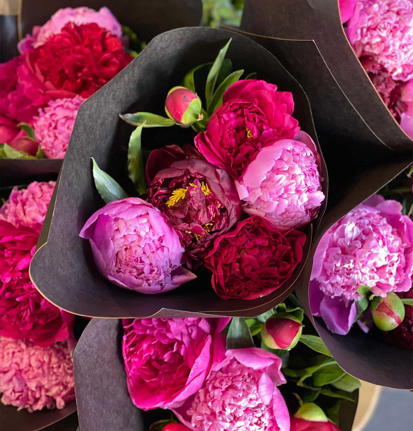 mazzo di fiori peonie fiorista legnano fioraio milano flowerart matteo crugnola shop fiori